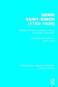 Book Cover for Henri Saint-Simon (1760-1825) by Henri Saint-Simon