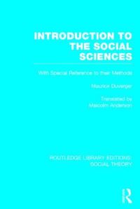 Book Cover for Introduction to the Social Sciences by Maurice Duverger
