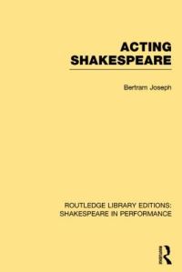 Book Cover for Acting Shakespeare by Bertram Leon Joseph