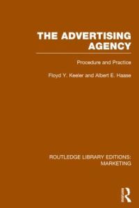 Book Cover for The Advertising Agency by Floyd Y. Keeler, Albert E. Haase