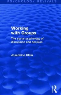 Book Cover for Working With Groups by Josephine Klein