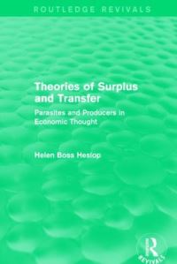 Book Cover for Theories of Surplus and Transfer by Helen Harte Boss