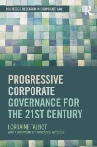 Book Cover for Progressive Corporate Governance for the 21st Century by Lorraine Talbot
