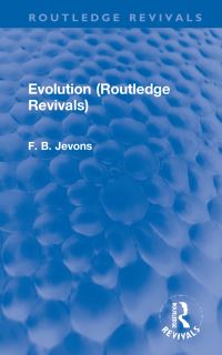 Book Cover for Evolution by F B Jevons