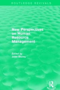 Book Cover for New Perspectives on Human Resource Management by John Storey