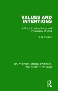 Book Cover for Values and Intentions by J. N. Findlay