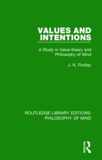 Book Cover for Values and Intentions by J N Findlay