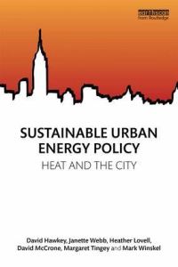 Book Cover for Sustainable Urban Energy Policy by David Hawkey