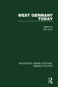 Book Cover for West Germany Today by Karl Koch