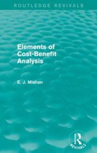 Book Cover for Elements of Cost-Benefit Analysis by E J Mishan