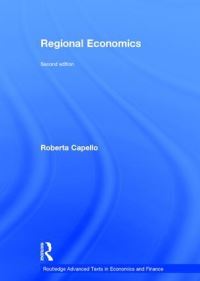 Book Cover for Regional Economics by Roberta Capello