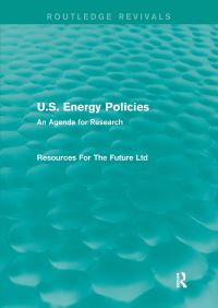 Book Cover for U.S. Energy Policies by Resources for the Future