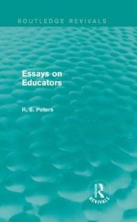 Book Cover for Essays on Educators by R S Peters