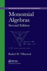 Book Cover for Monomial Algebras by Rafael H Villarreal