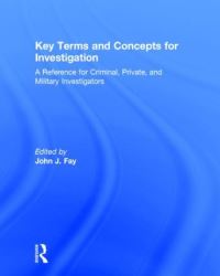 Book Cover for Key Terms and Concepts for Investigation by John Fay