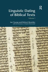 Book Cover for Linguistic Dating of Biblical Texts by Ian Young, Robert Rezetko