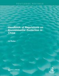 Book Cover for Handbook of Regulations on Environmental Protection in China by Lu Ruilan
