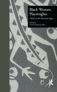 Book Cover for Black Women Playwrights by Carol P MarshLockett