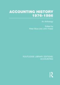 Book Cover for Accounting History 1976-1986 by Peter Boys, John Freear