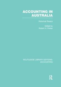 Book Cover for Accounting in Australia by R. H. Parker