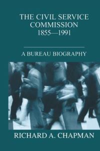Book Cover for Civil Service Commission 1855-1991 by Richard A Chapman