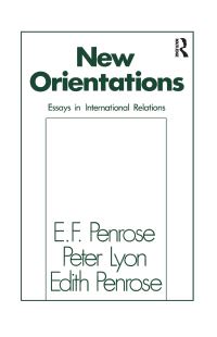 Book Cover for New Orientations by Edith Tilton Penrose