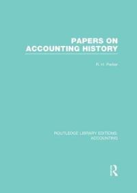 Book Cover for Papers on Accounting History by R. H. Parker