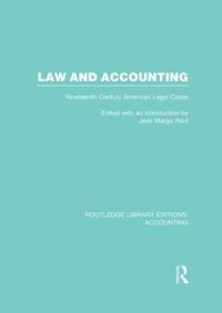 Book Cover for Law and Accounting by Jean Margo Reid