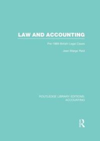 Book Cover for Law and Accounting by Jean Margo Reid