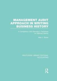 Book Cover for Management Audit Approach in Writing Business History by Allen L. Bures
