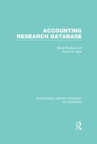 Book Cover for Accounting Research Database by B. Prodhan, Fouad Al Najjar
