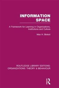 Book Cover for Information Space (RLE by Max Boisot