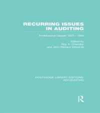 Book Cover for Recurring Issues in Auditing by Roy Chandler, J. R. Edwards