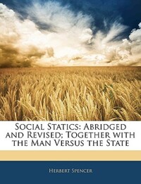 Book Cover for Social Statics by Herbert Spencer