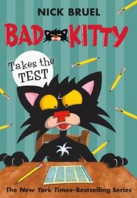 Book Cover for Bad Kitty Takes the Test (Paperback Black-And-White Edition) by Nick Bruel