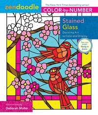 Book Cover for Zendoodle Color-By-Number: Stained Glass by Deborah Muller
