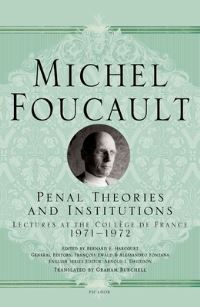 Book Cover for Penal Theories and Institutions by Michel Foucault