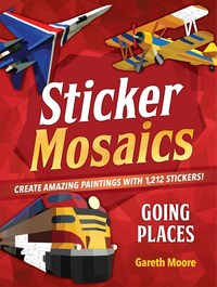 Book Cover for Sticker Mosaics: Going Places by Gareth Moore
