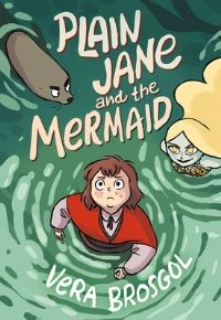 Book Cover for Plain Jane and the Mermaid by Vera Brosgol