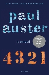 Book Cover for 4 3 2 1 by Paul Auster