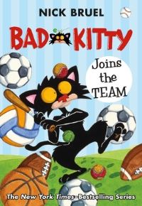 Book Cover for Bad Kitty Joins the Team (Paperback Black-And-White Edition) by Nick Bruel