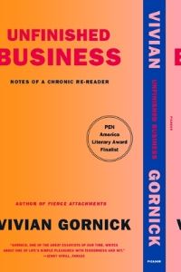 Book Cover for Unfinished Business by Vivian Gornick