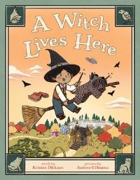 Book Cover for A Witch Lives Here by Kristen Dickson