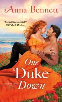 Book Cover for One Duke Down by Anna Bennett