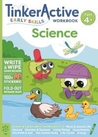 Book Cover for Tinkeractive Early Skills Science Workbook Ages 4+ by Megan Hewes Butler