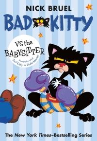 Book Cover for Bad Kitty Vs the Babysitter (Paperback Black-And-White Edition) by Nick Bruel