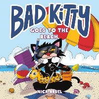 Book Cover for Bad Kitty Goes to the Beach by Nick Bruel