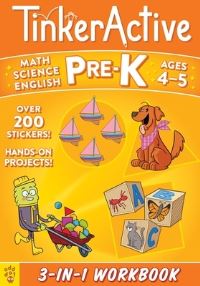 Book Cover for Tinkeractive Pre-K 3-In-1 Workbook by Nathalie Le Du, Megan Hewes Butler