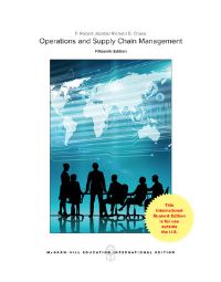 Book Cover for Operations and Supply Chain Management by F Robert Jacobs, Richard B Chase