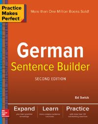 Book Cover for German Sentence Builder by Edward Swick